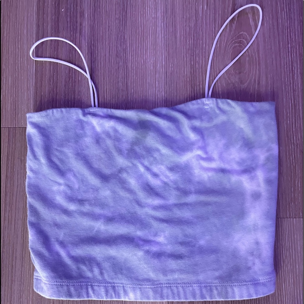 Tube top with straps